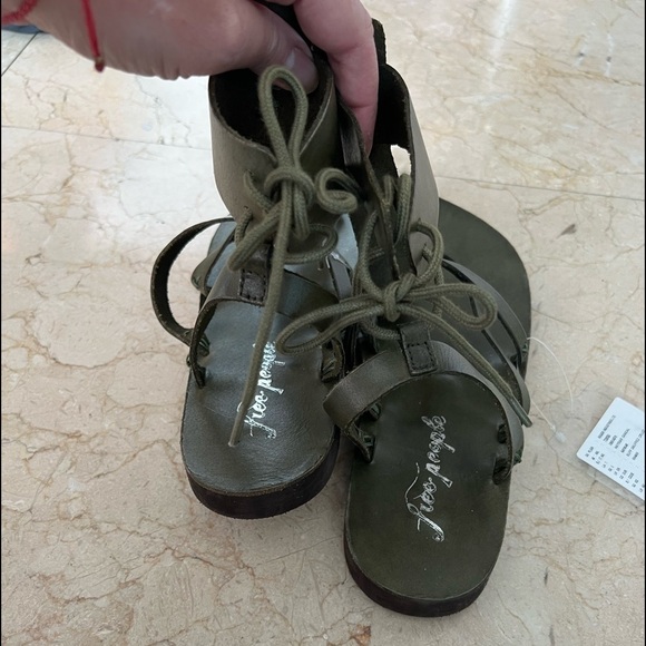 Free People Vacation Day Wrap Sandal Size 40 - Picture 8 of 12